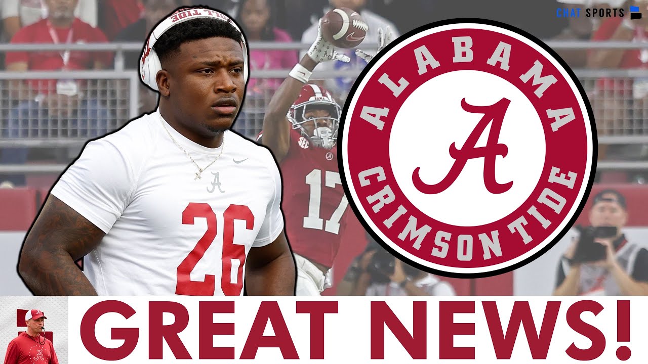 Alabama Football Gets A TRIPLE DOSE Of Good News On Jam Miller, Michael Carroll & Lotzeir Brooks