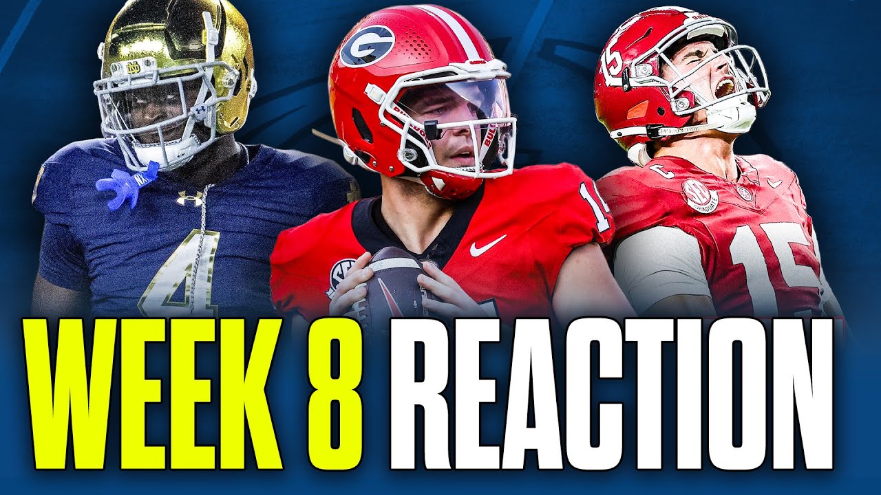 CFB Week 8 Reaction: Georgia vs Ole Miss, Alabama vs Tennessee, Notre Dame vs USC, and more