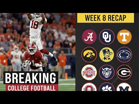 College Football Breaking News Wk 8 | Alabama | Oklahoma | Coaching Rumors | AP Top 25