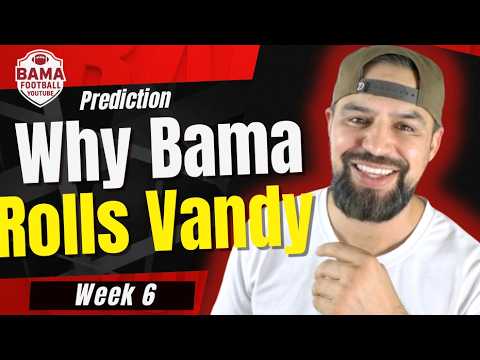 Alabama vs Vanderbilt Prediction | Why the Tide Rolls Diego | SCORE PREDICTION